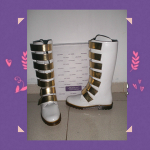 Boots Panjang Flat Tanpa Tali