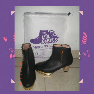 Heels Boots Tanpa Tali