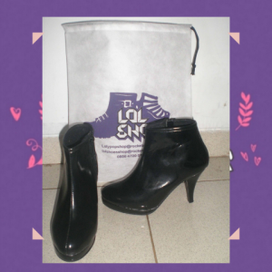 Heels Boots Tanpa Tali