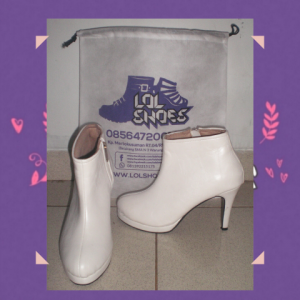 Heels Boots Tanpa Tali