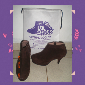 Heels Boots Tanpa Tali