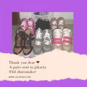 Borongan Sneaker Wedges Dalam