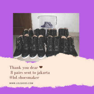 Borongan Sneaker Wedges Dalam